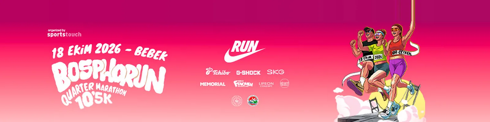 BosphoRun Quarter Marathon 10,5K — 18 Ekim 2026, Bebek